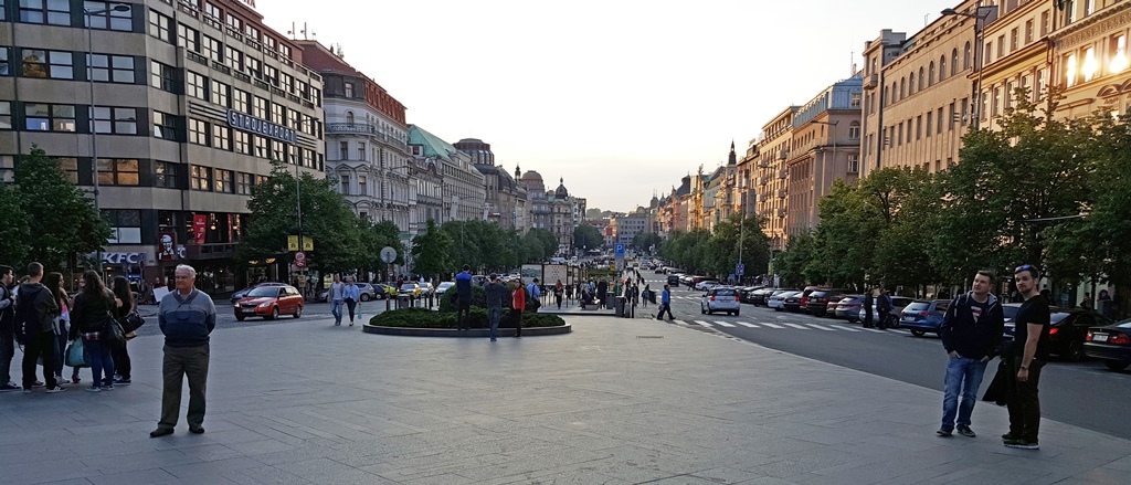 Wenceslaus Square from National Museum